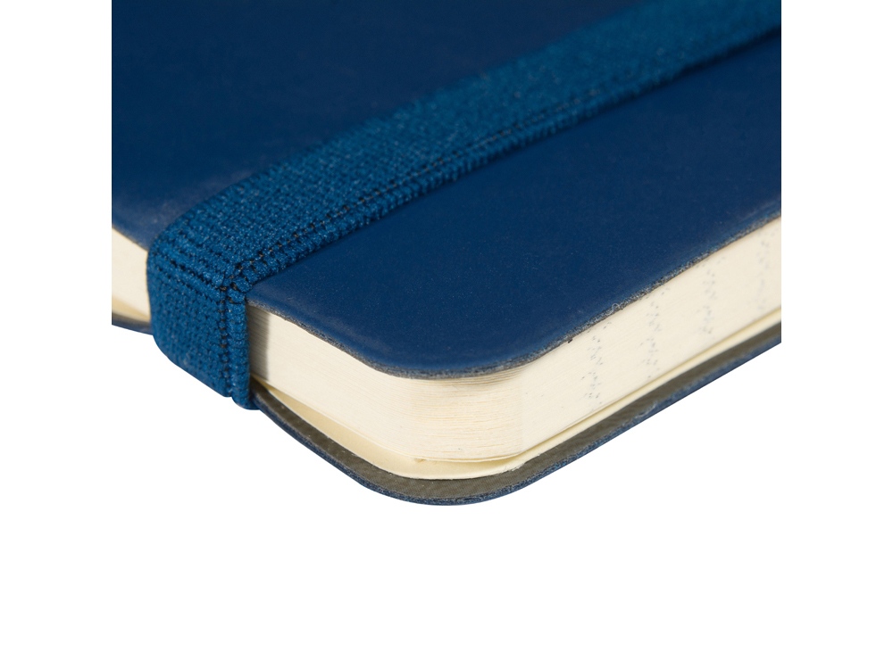 Блокнот А5  City Flex на резинке, синий (Р)