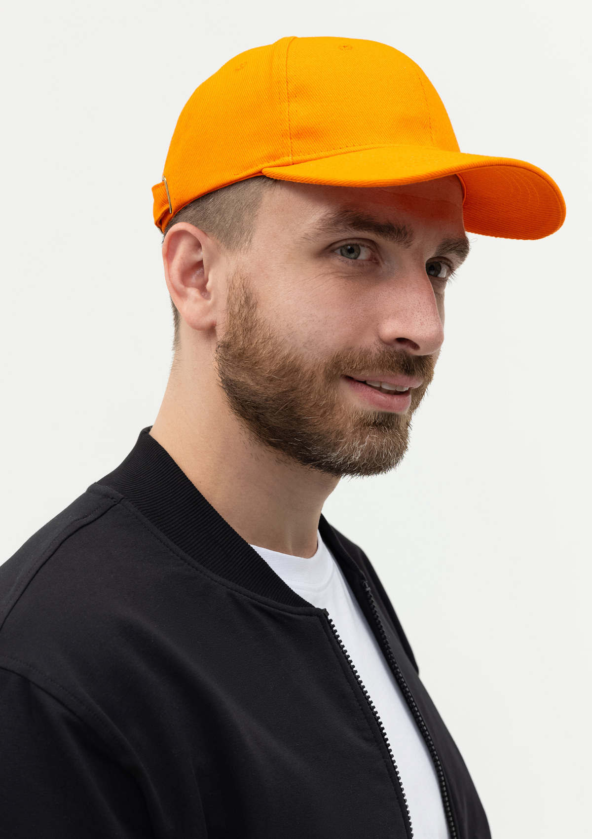 Бейсболка STAN 6 клиньев хлопок 330, 06, Оранжевый,  (28/1)  (56-58)