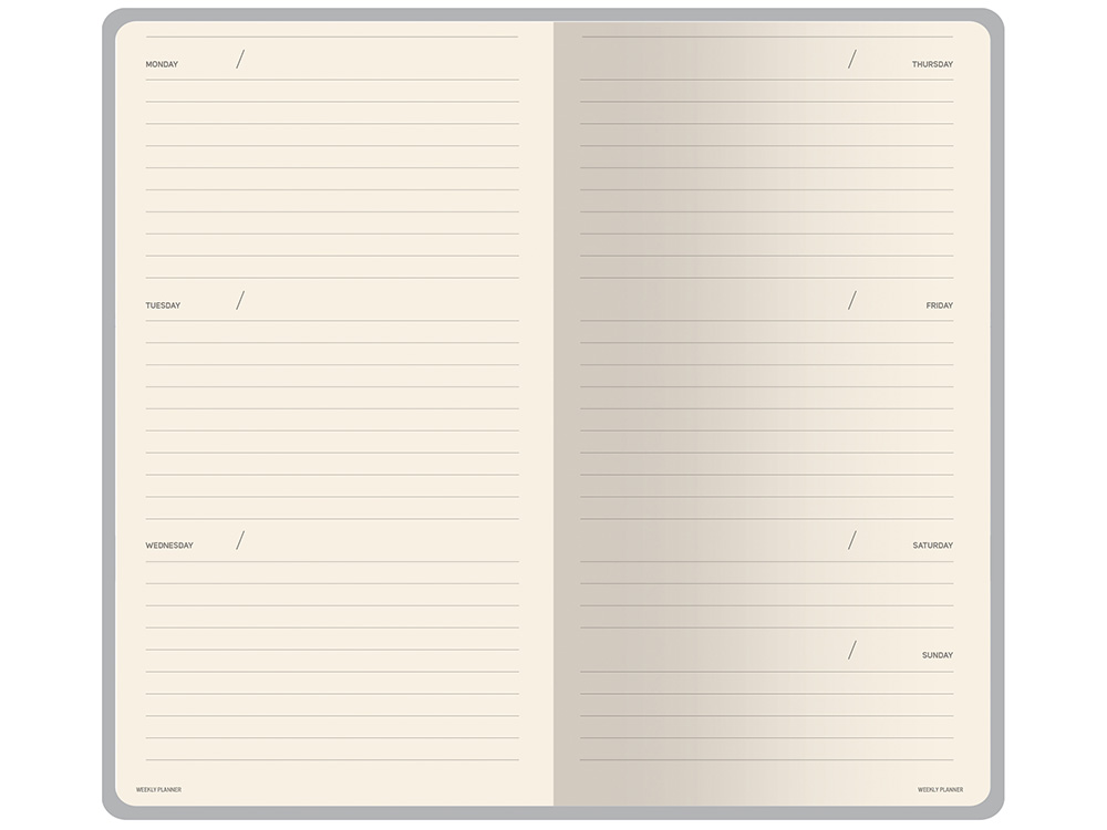 Еженедельник недатированный А6 Verde с нашивкой, зеленый