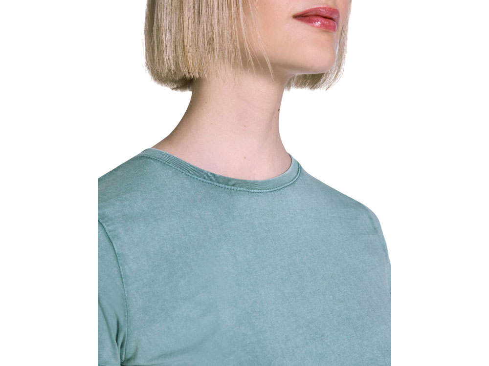 Футболка Fiyi женская, сине-зеленый выстиранный