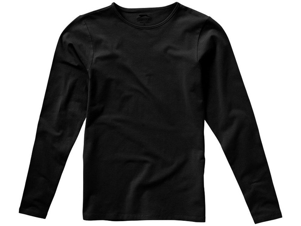 Футболка женская Curve с длинным рукавом, черный