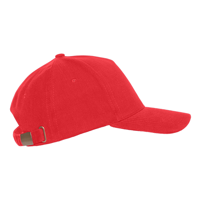 Бейсболка STAN 5 клиньев хлопок 280, 03, Красный,  (14)  (56-58)