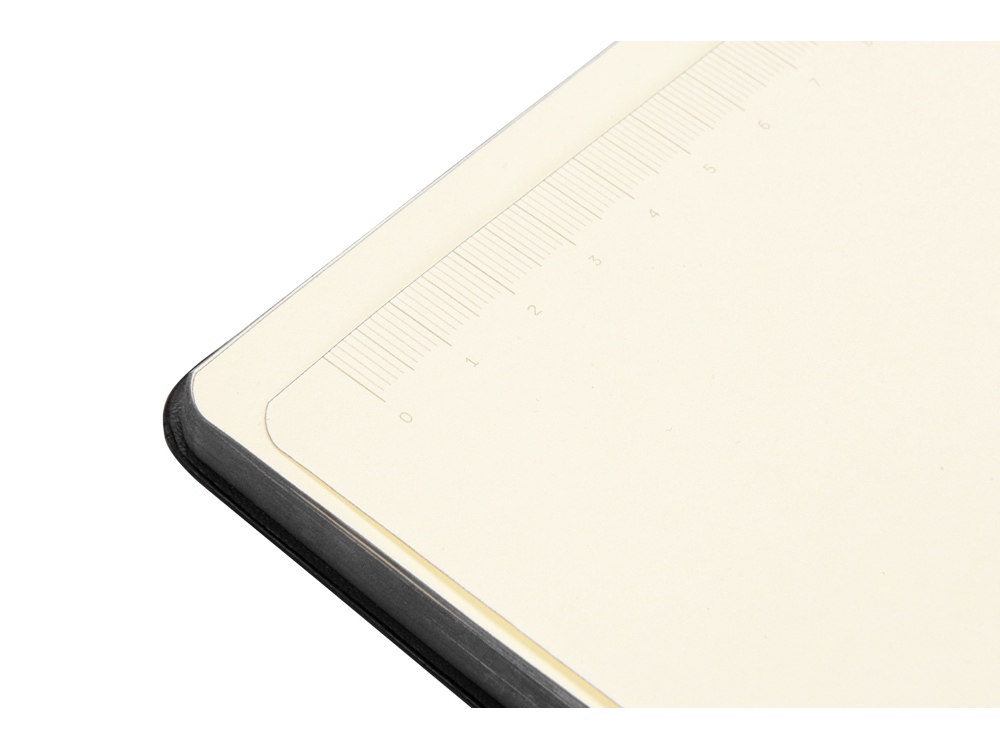 Блокнот Notepeno А5 с тонированными линованными страницами, черный (Р)