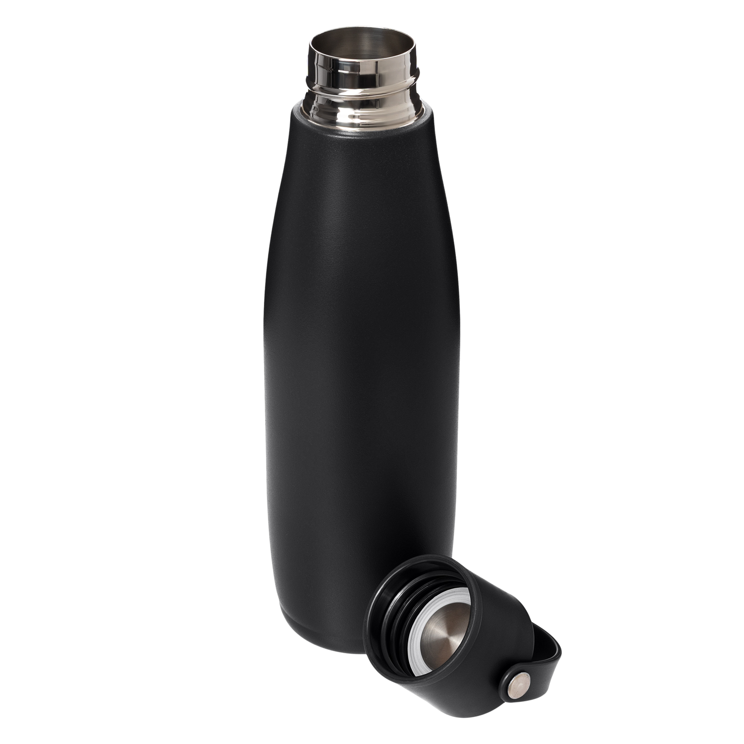 Термобутылка вакуумная герметичная Боска, черная