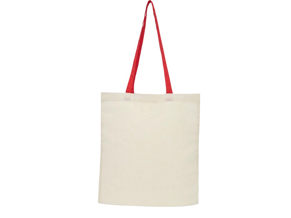 Складная эко-сумка Nevada из хлопка плотностью 100 г/м2, красный