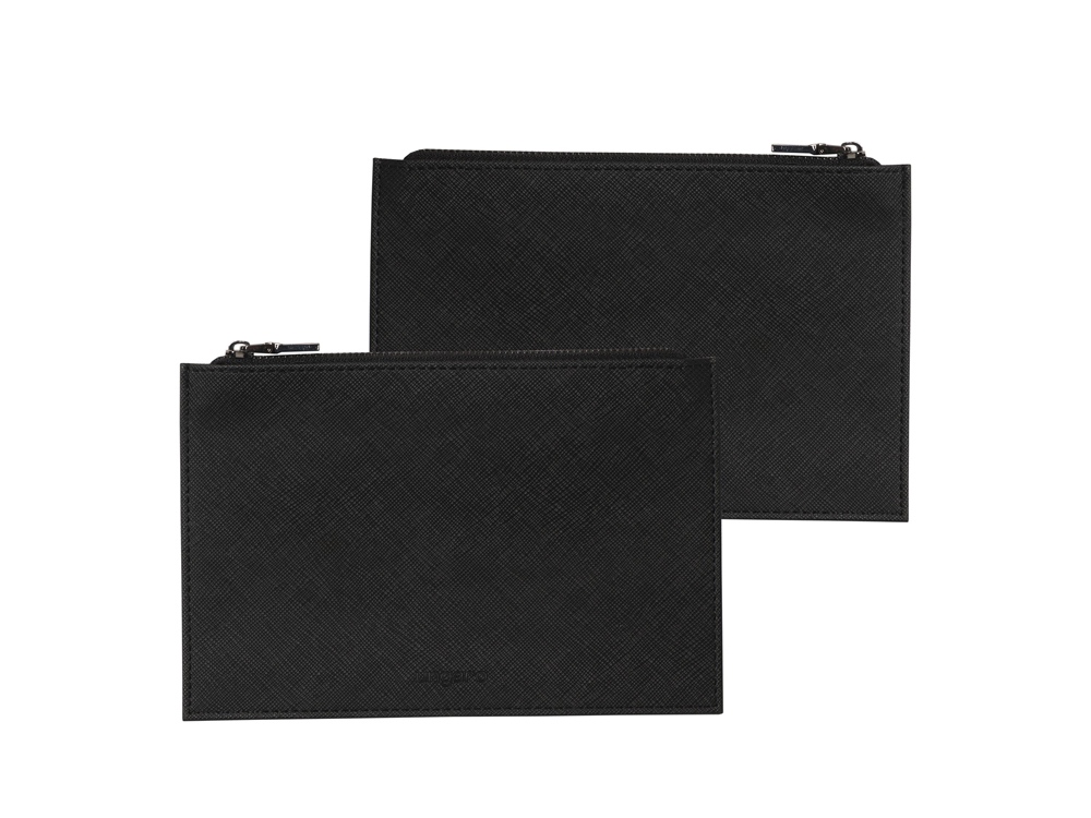 Сумочка-клатч Cosmo Black с логотипом Ungaro | Print Logo