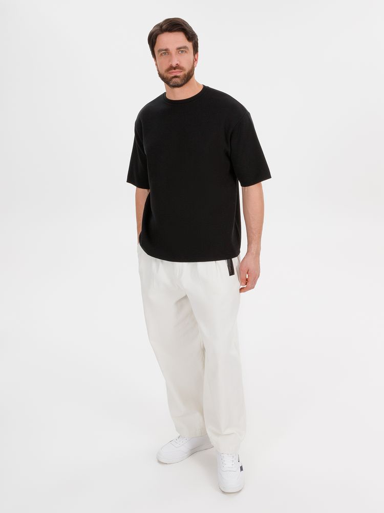 Джемпер с коротким рукавом Siluetti Volumica, черный, размер XL/XXL