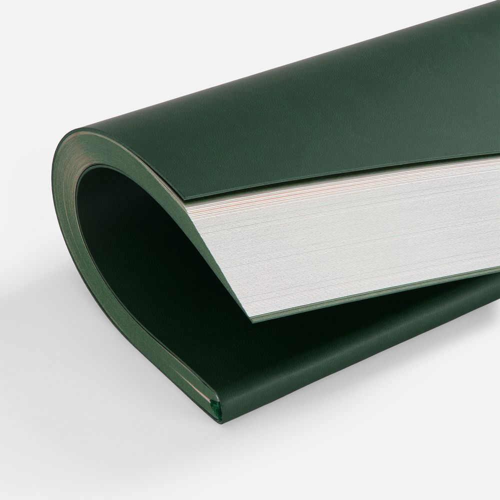 Ежедневник Flat Maxi, недатированный, зеленый