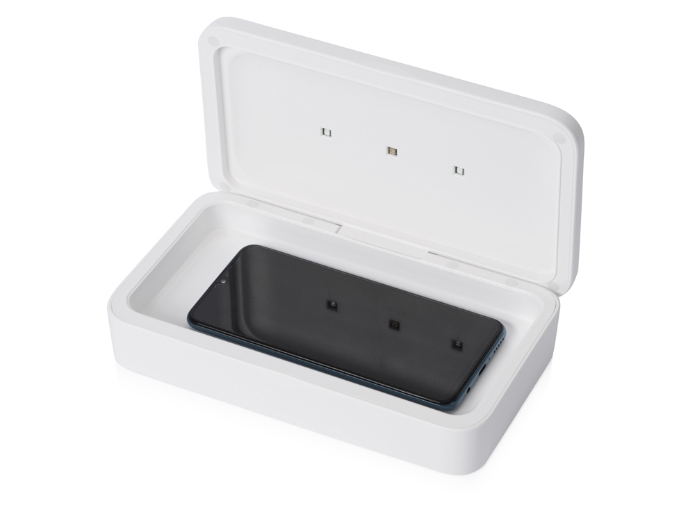 УФ-стерилизатор c функцией беспроводной зарядки Sector, Evolt, белый