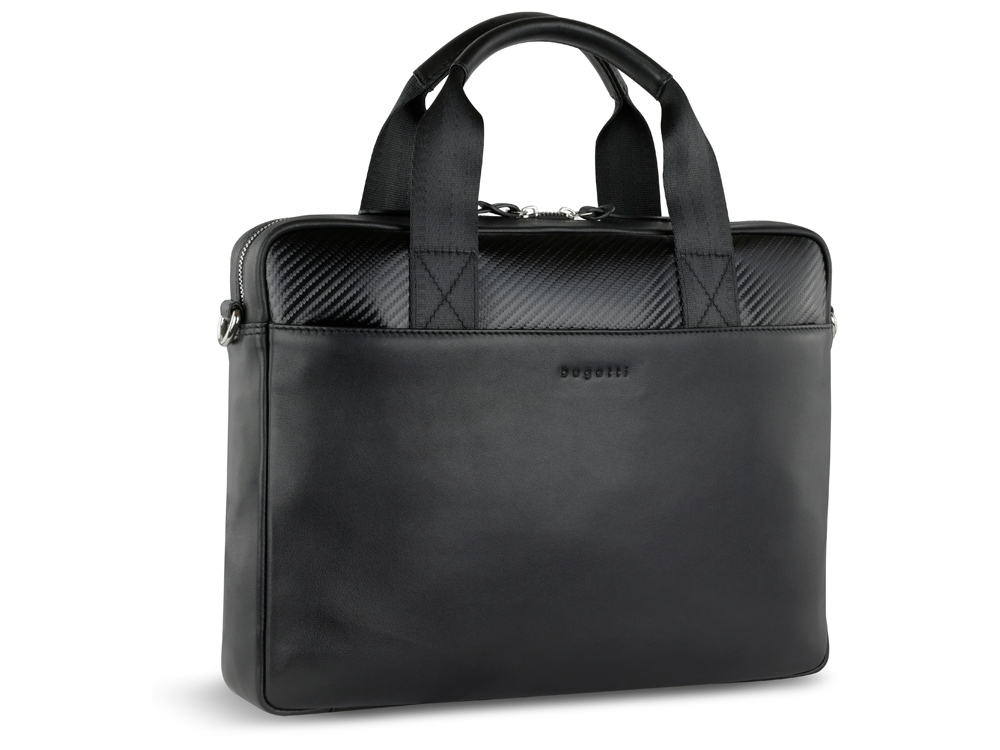 Портфель мужской Comet с логотипом BUGATTI | Print Logo
