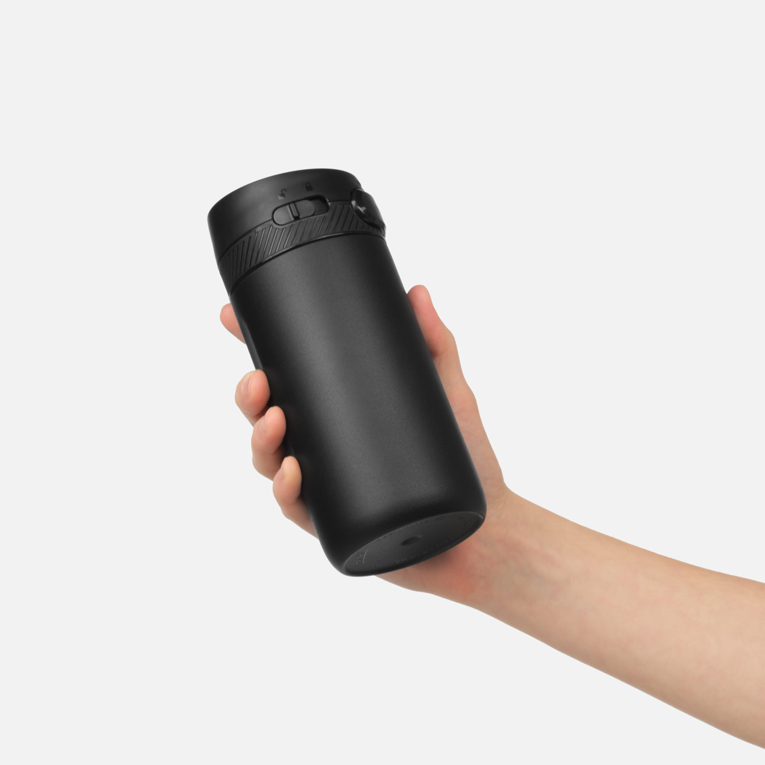 Термокружка вакуумная Толедо (Toledo), черная глянцевая