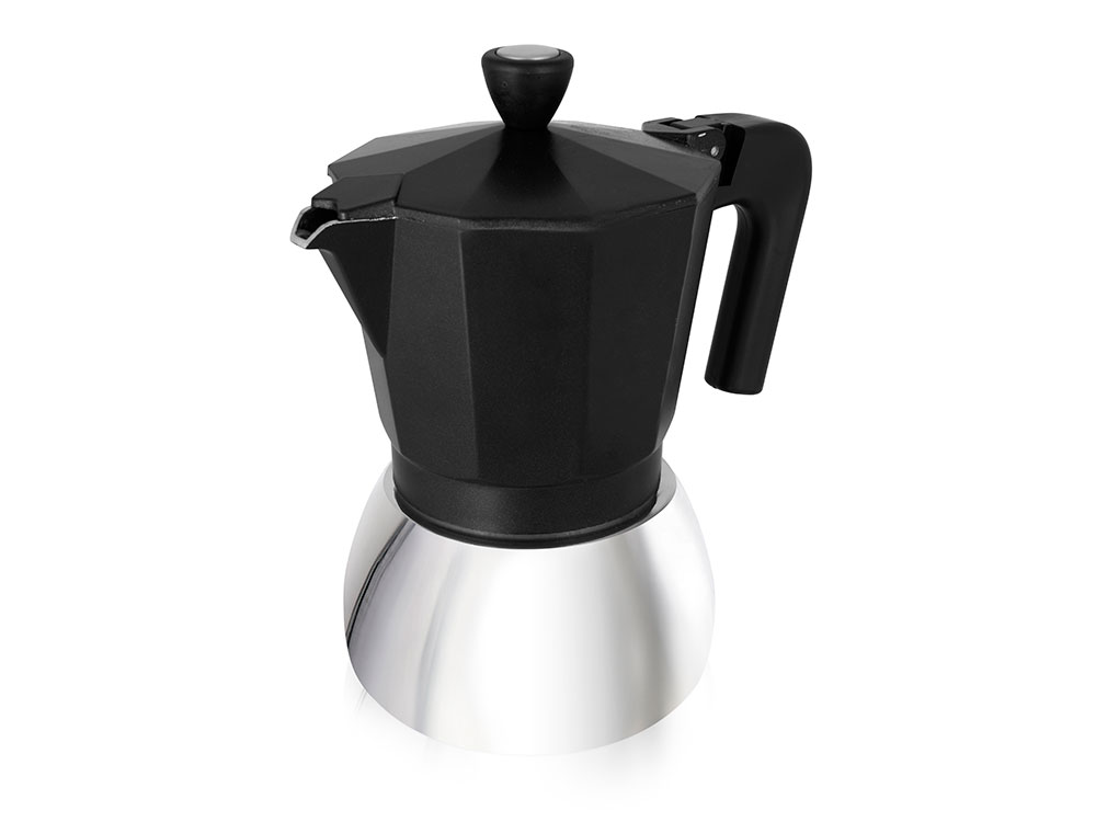 Гейзерная кофеварка Arabica, 300 мл с логотипом Eat&Bite Select | Print Logo