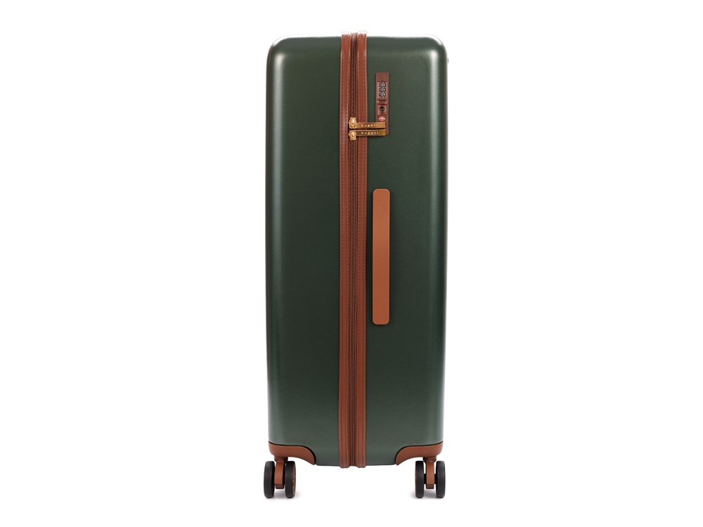 Чемодан BUGATTI АМЕЛИЯ | AMELIA, зеленый, поликарбонат / АБС-пластик, 50х29х76 см, 85 л