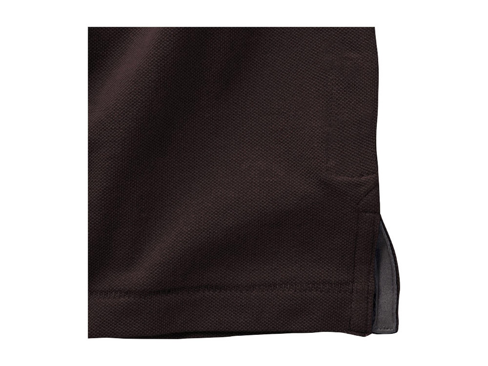 Calgary мужская футболка-поло с коротким рукавом, шоколадный коричневый