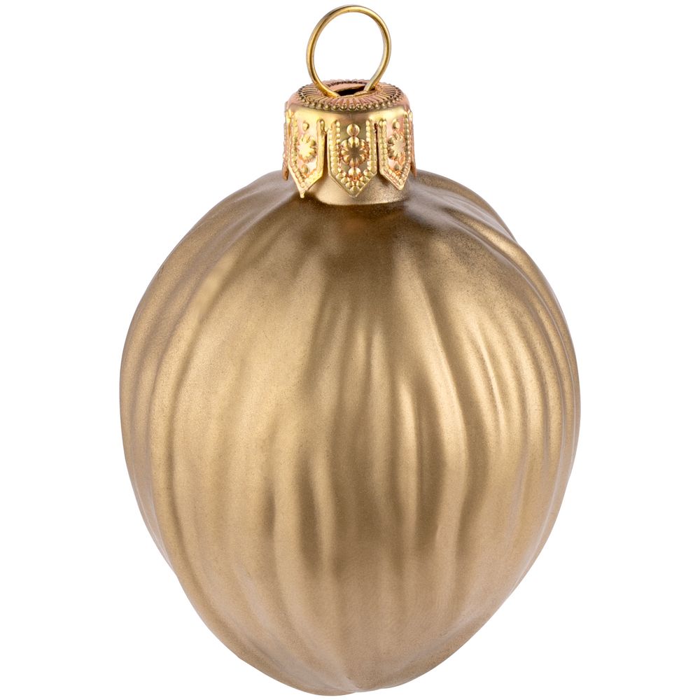 Елочная игрушка «Грецкий орех» — пример нанесения логотипа () | Print Logo