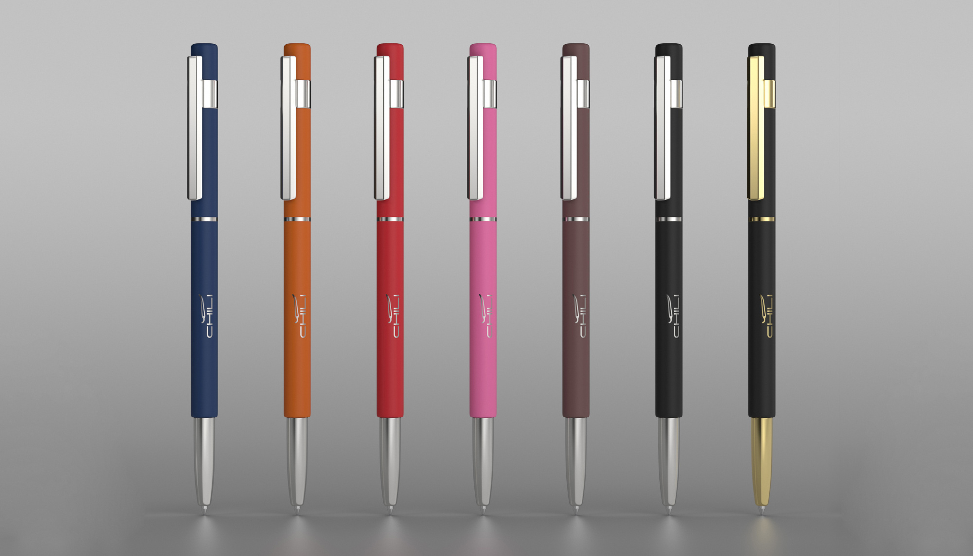 Ручка шариковая "Star", покрытие soft touch фото на сайте Print Logo.