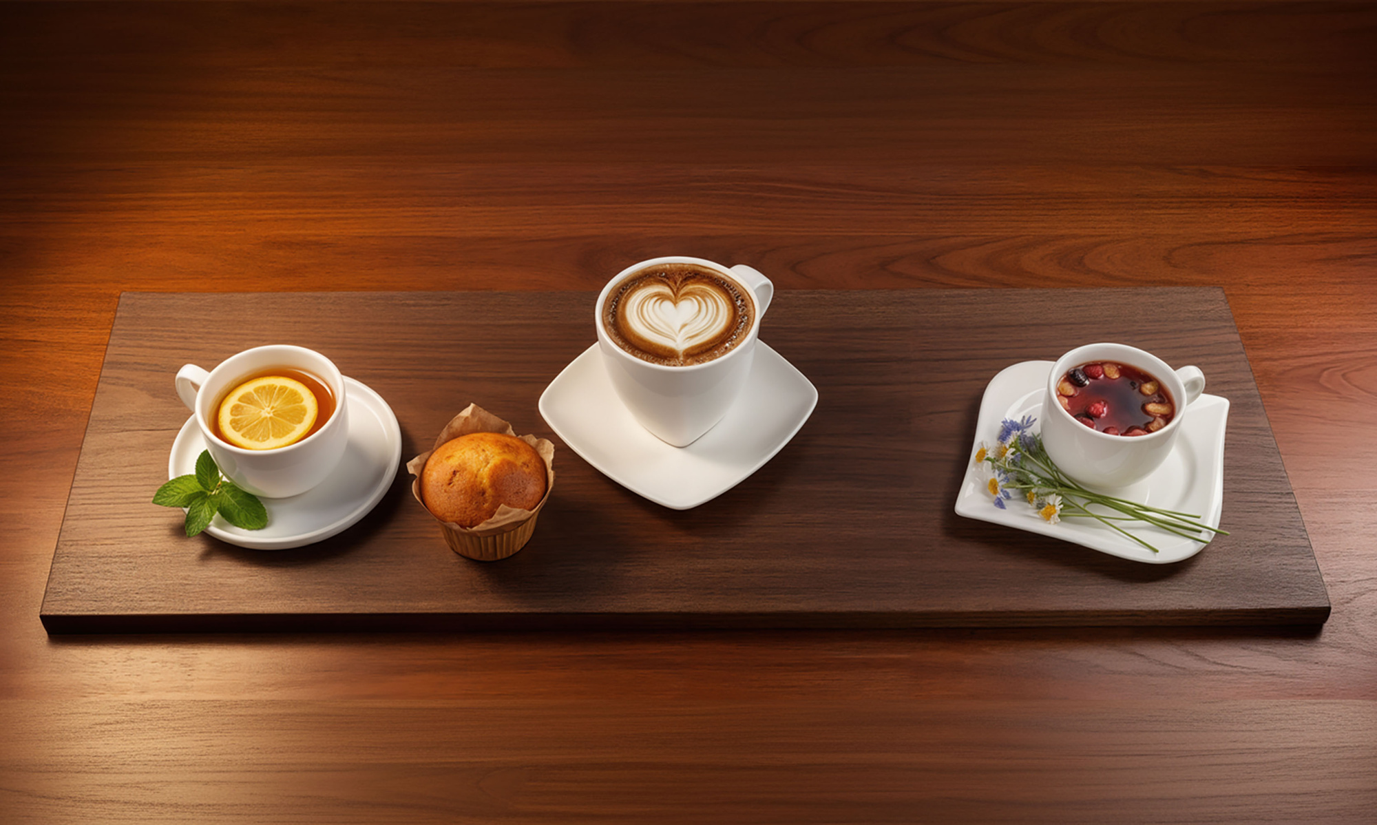 Чайная пара "Вальс" фото на сайте Print Logo.