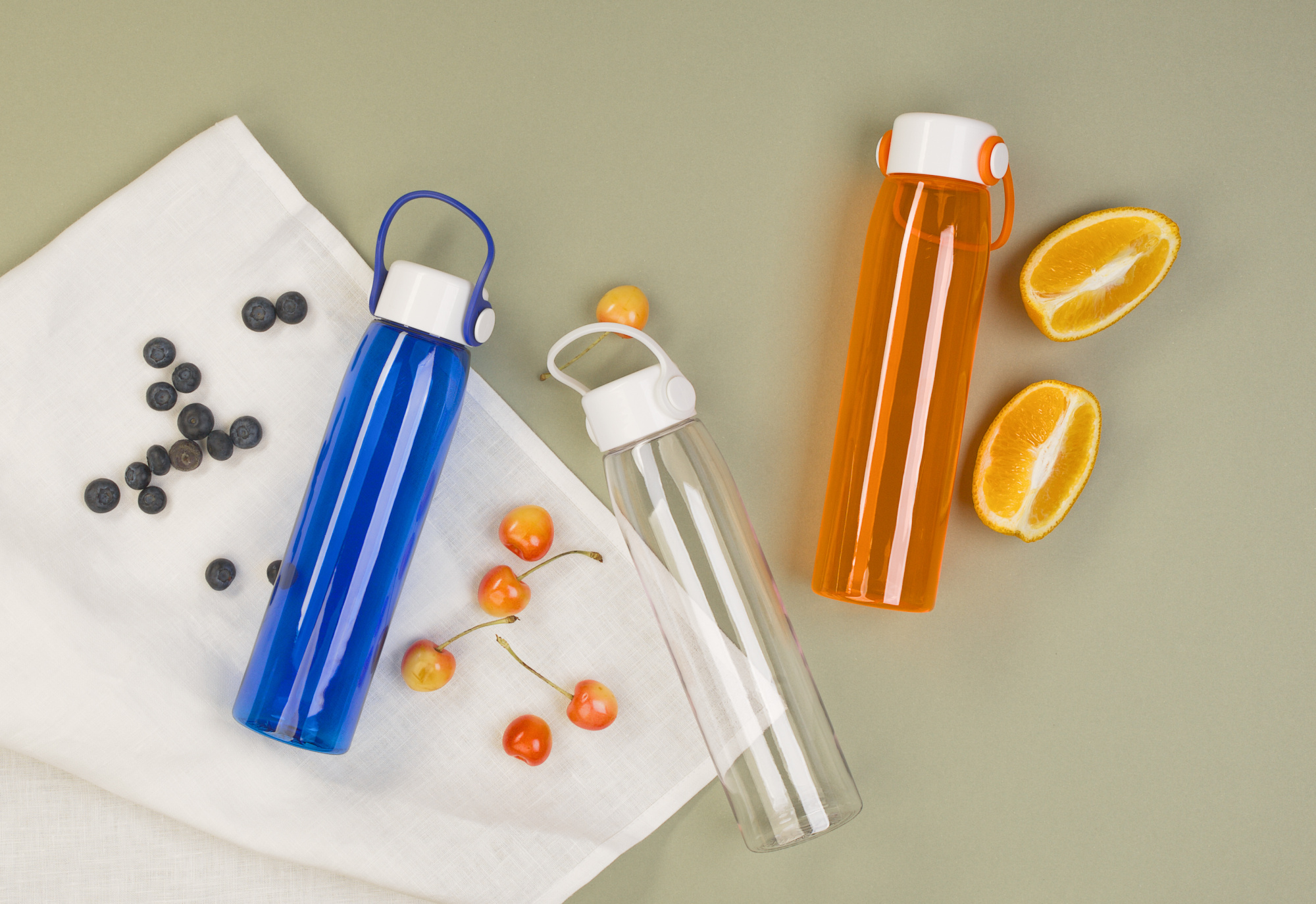 Бутылка для воды "Aqua", 550 мл фото на сайте Print Logo.