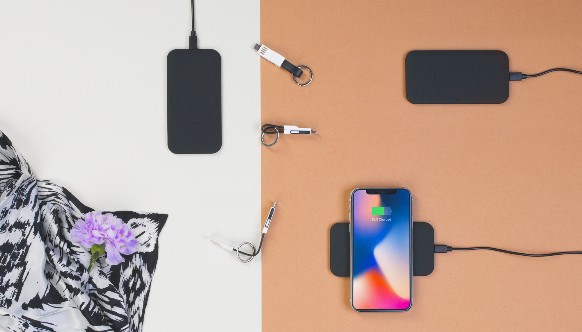 Брелок-кабель-трансформер 3-в-1 фото на сайте Print Logo.