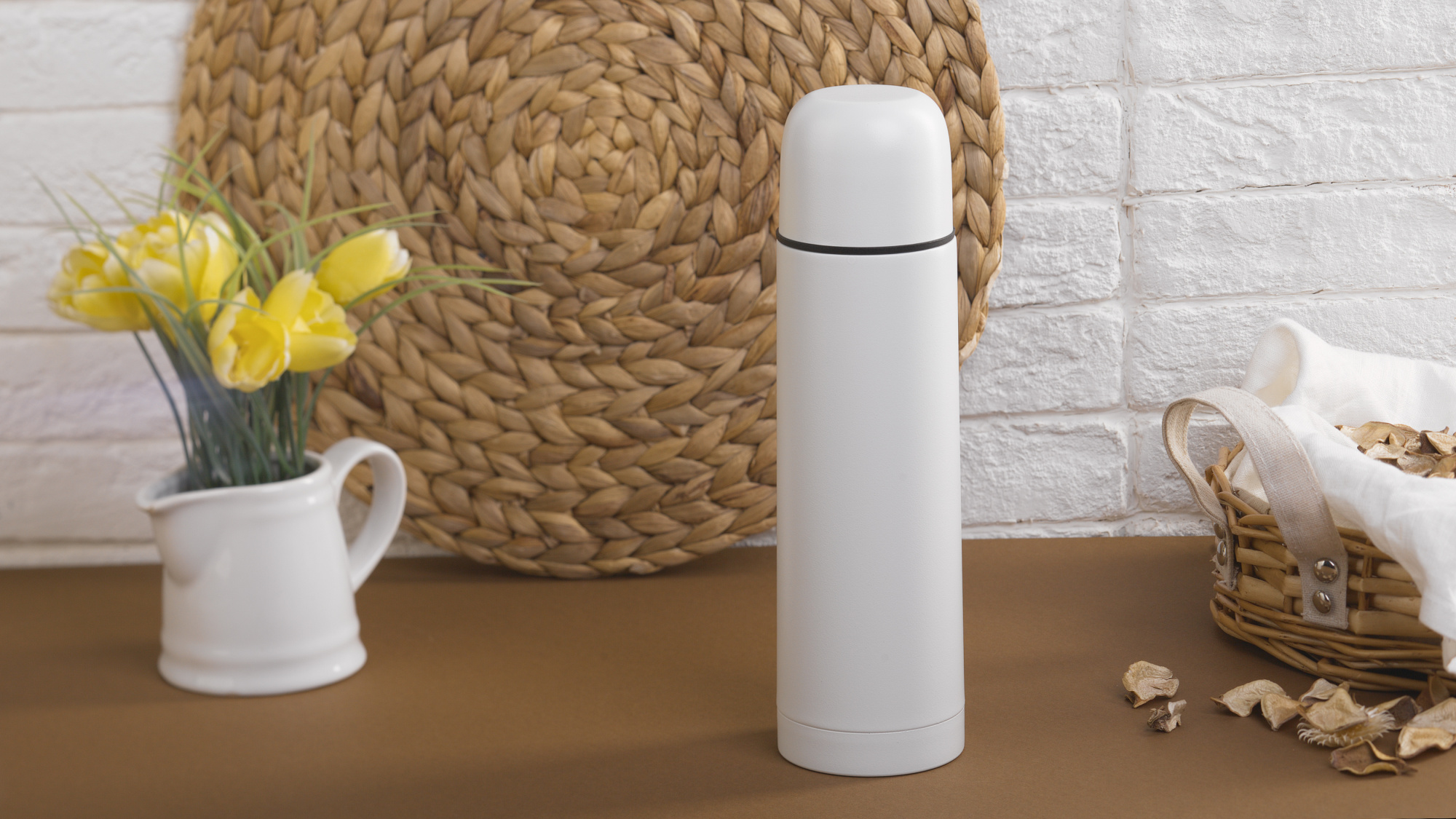 Термос "Крит" 500 мл, покрытие пудра фото на сайте Print Logo.