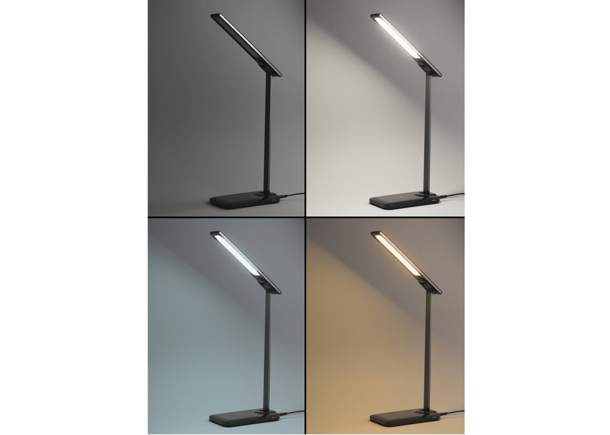 Лампа с беспроводным зарядным устройством "High Light" фото на сайте Print Logo.