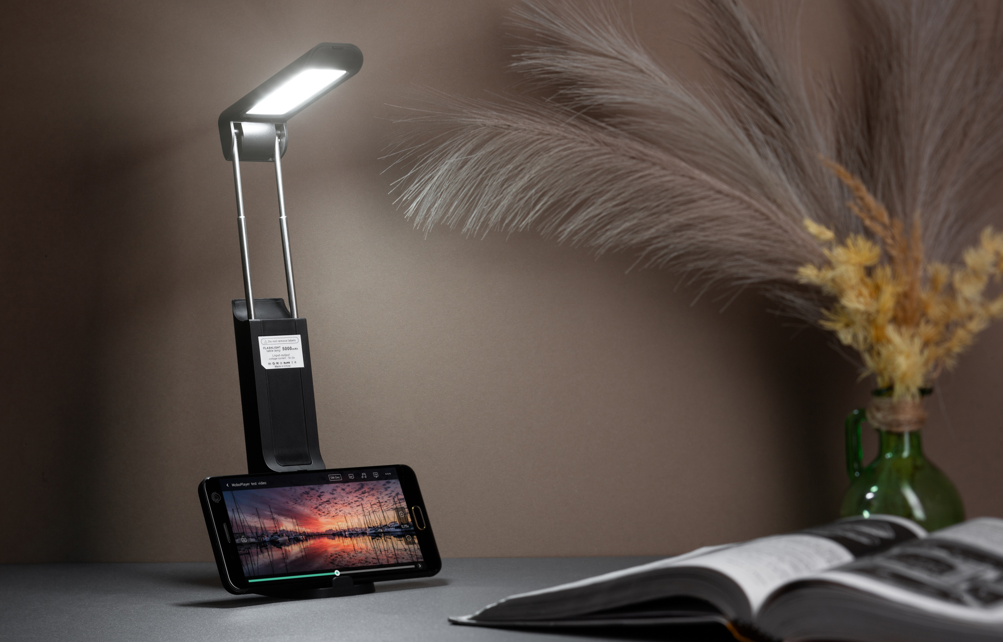 Складная лампа-фонарь "Smart LED" фото на сайте  Print Logo.