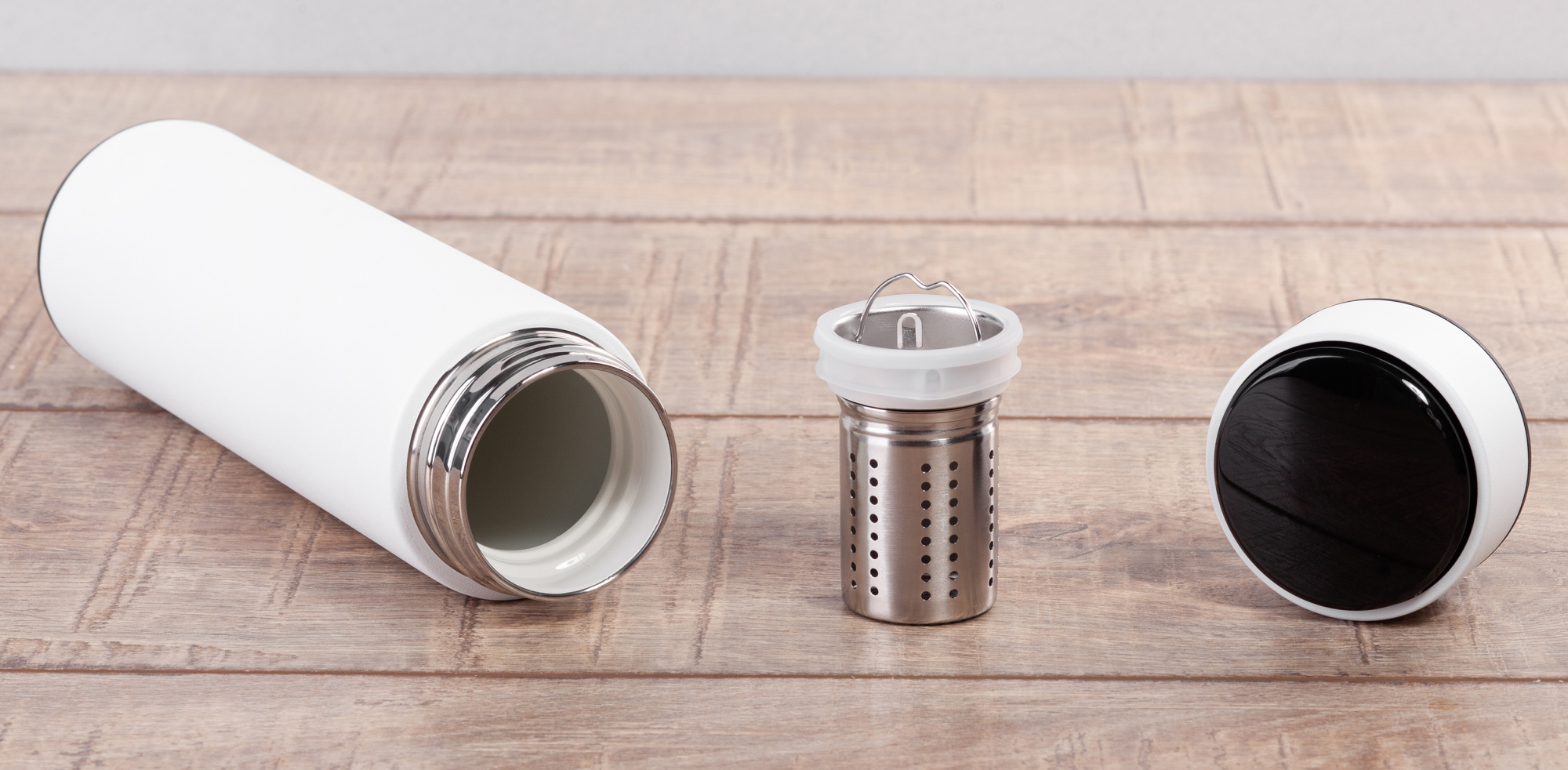 Заварочный термос "Финикс" 500 мл с индикацией температуры фото на сайте Print Logo.