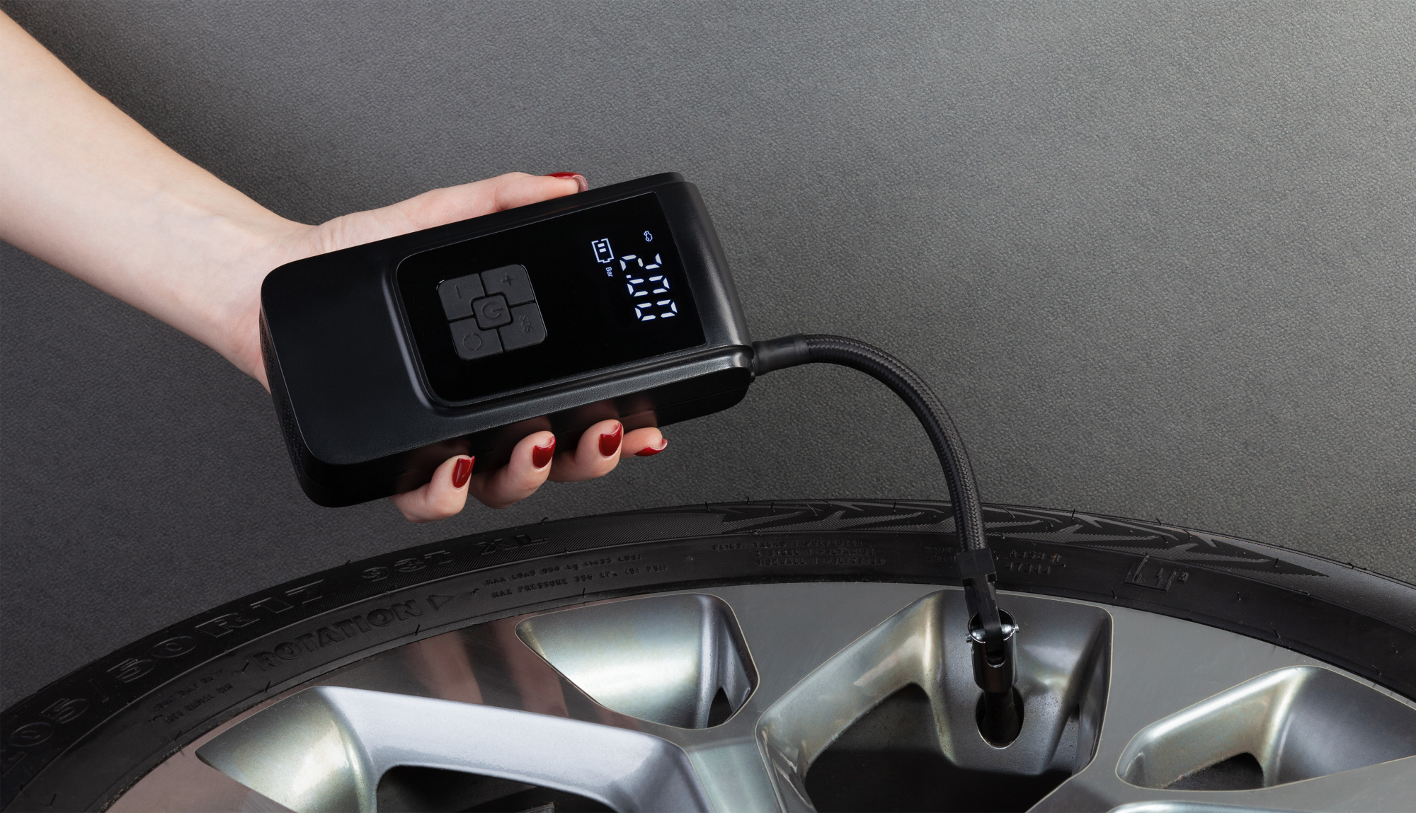 Беспроводной компрессор "Pitstop" фото на сайте Print Logo.