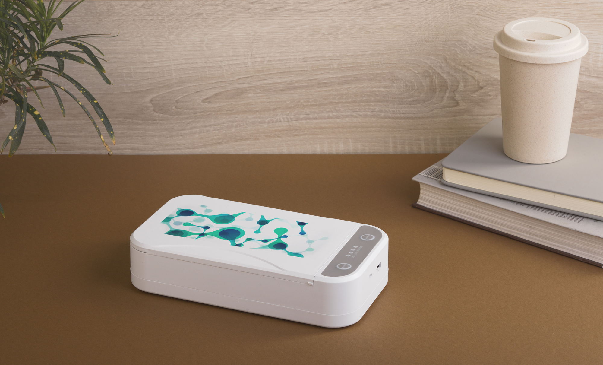 УФ-стерилизатор с беспроводным зарядным устройством фото на сайте Print Logo.