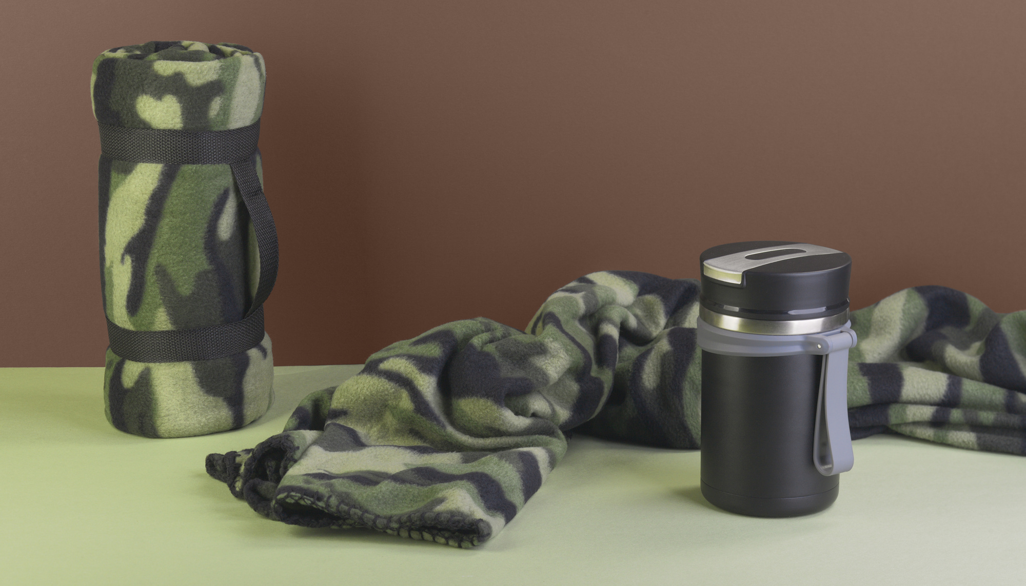 Термос для еды "Take away" 600 мл, покрытие пудра фото на сайте Print Logo.