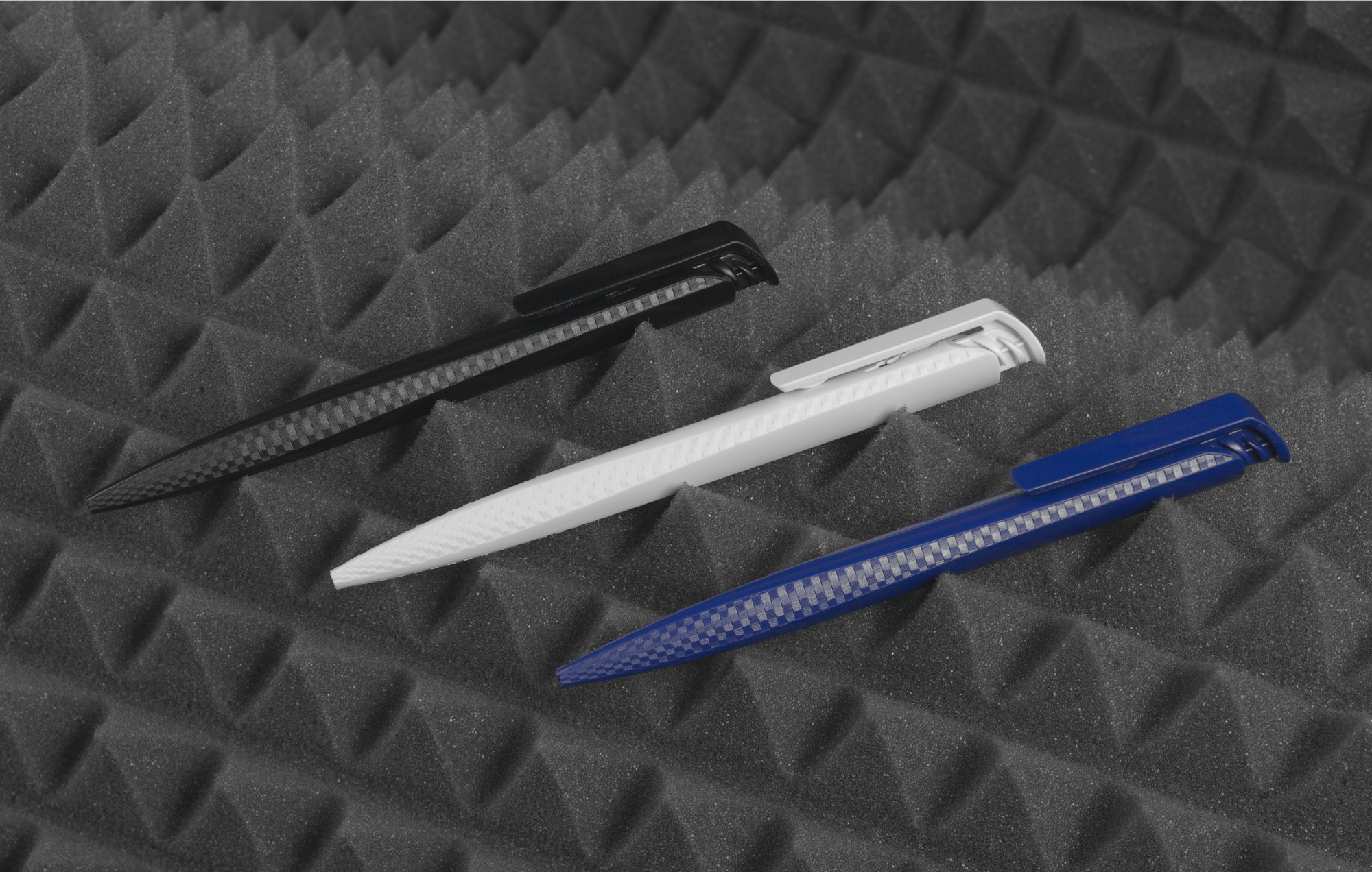 Ручка шариковая TRIAS CARBON, белый# фото на сайте Print Logo.