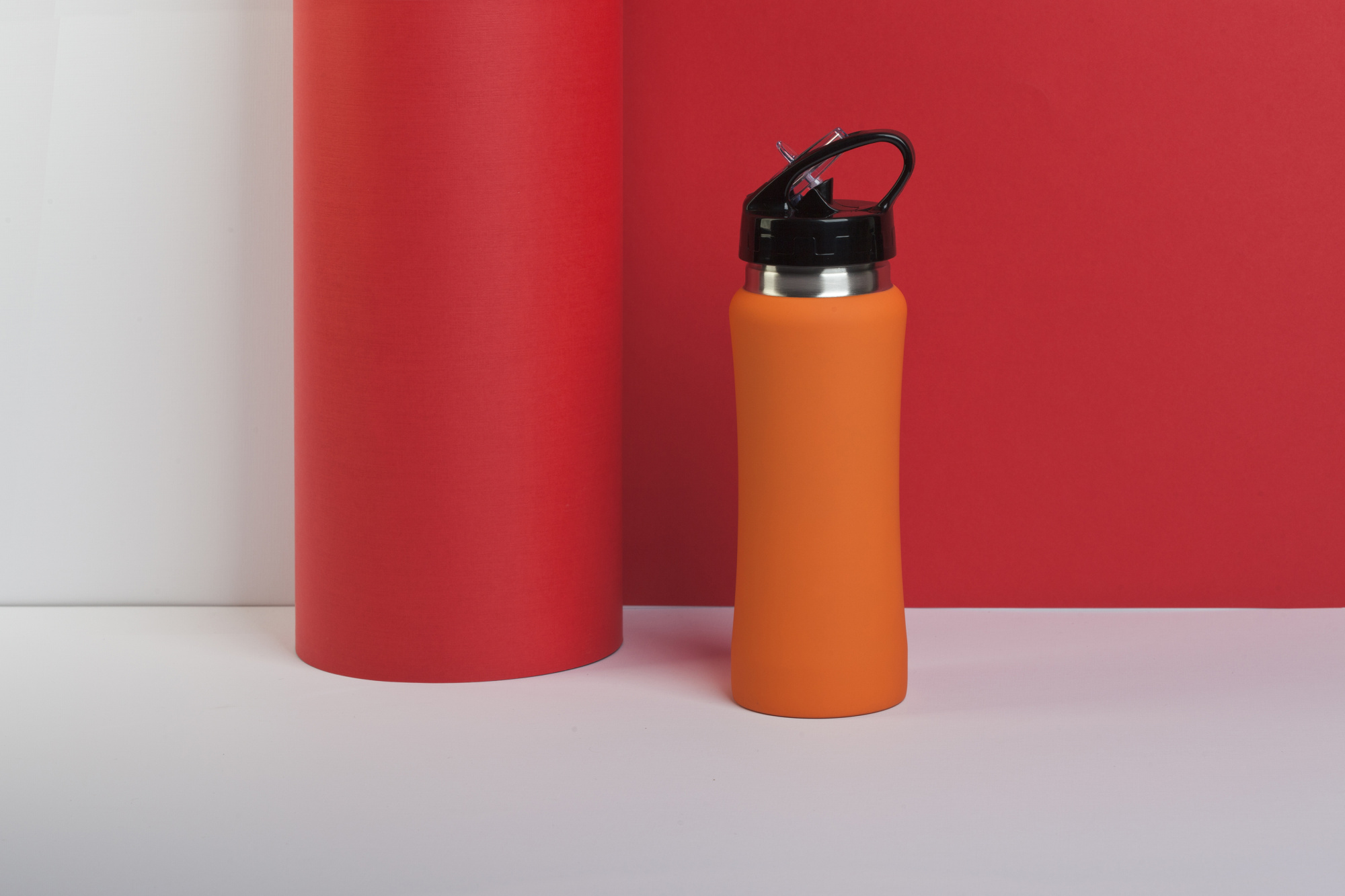 Бутылка для воды "Индиана" 600 мл, покрытие soft touch фото на сайте Print Logo.