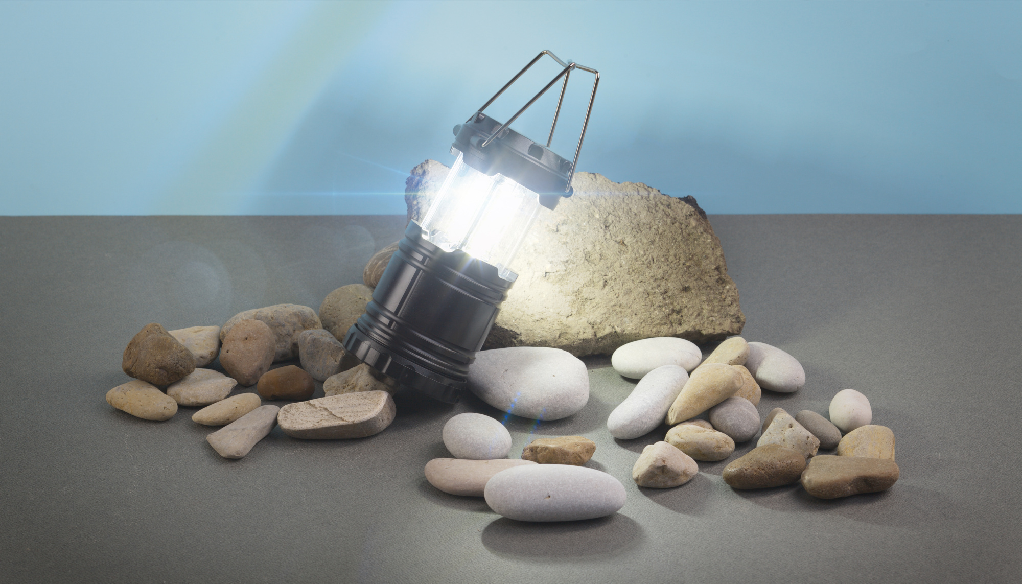 Туристический led-фонарь "Compass" 360˚ фото на сайте  Print Logo.