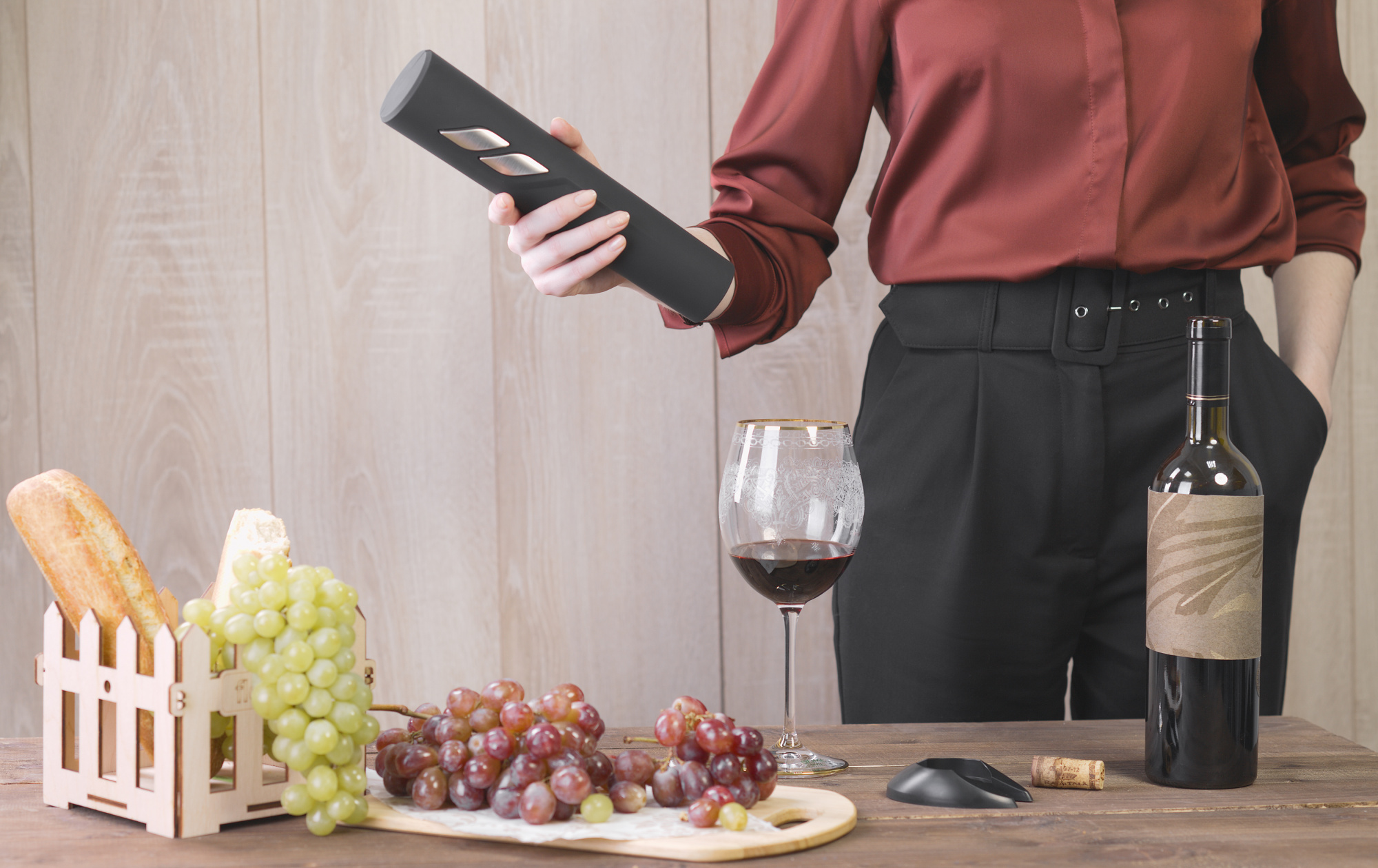 Штопор электрический "Открытие" фото на сайте Print Logo.