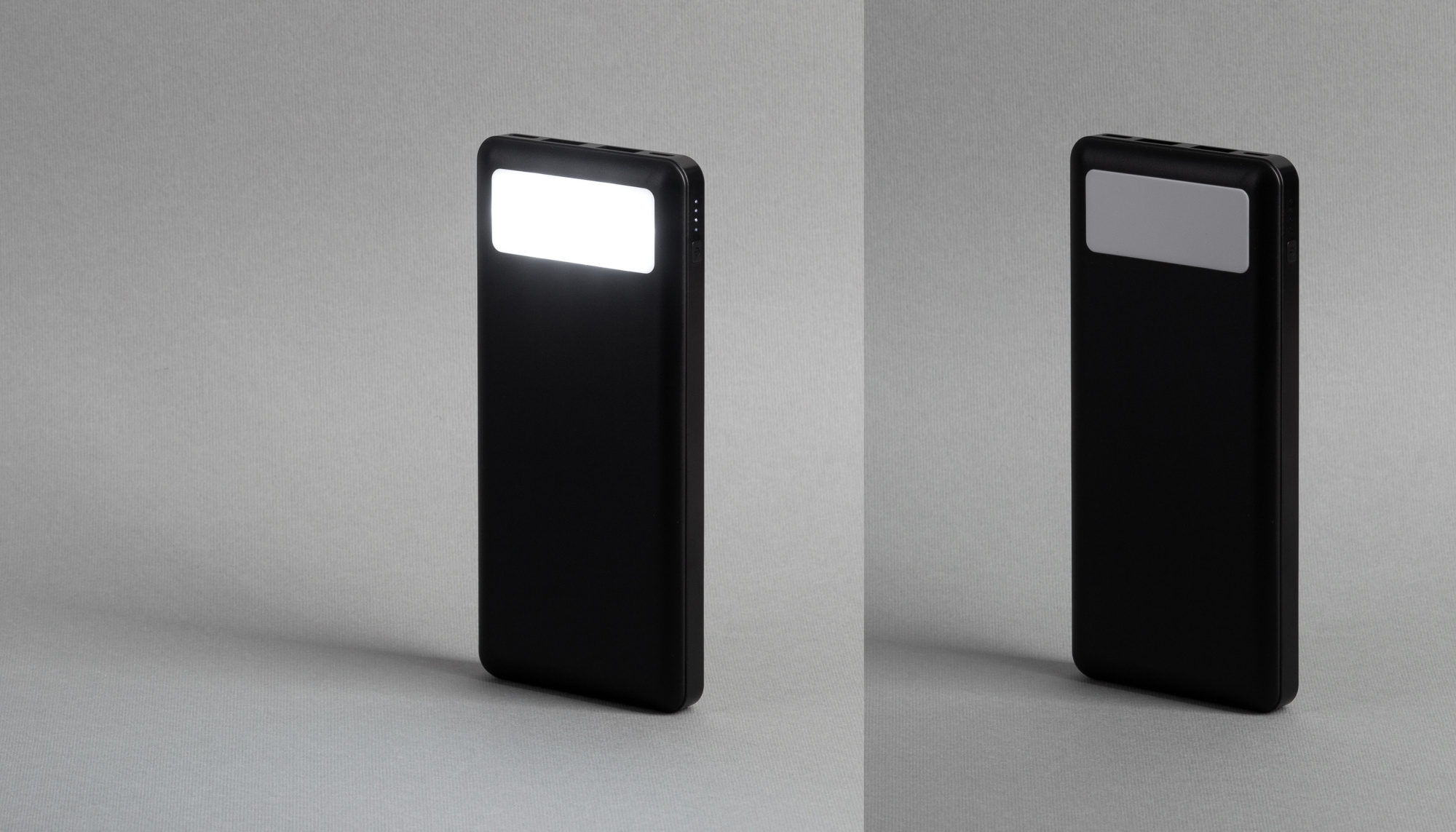 Зарядное устройство "Lumos" 10000 mAh с фонариком фото на сайте Print Logo.