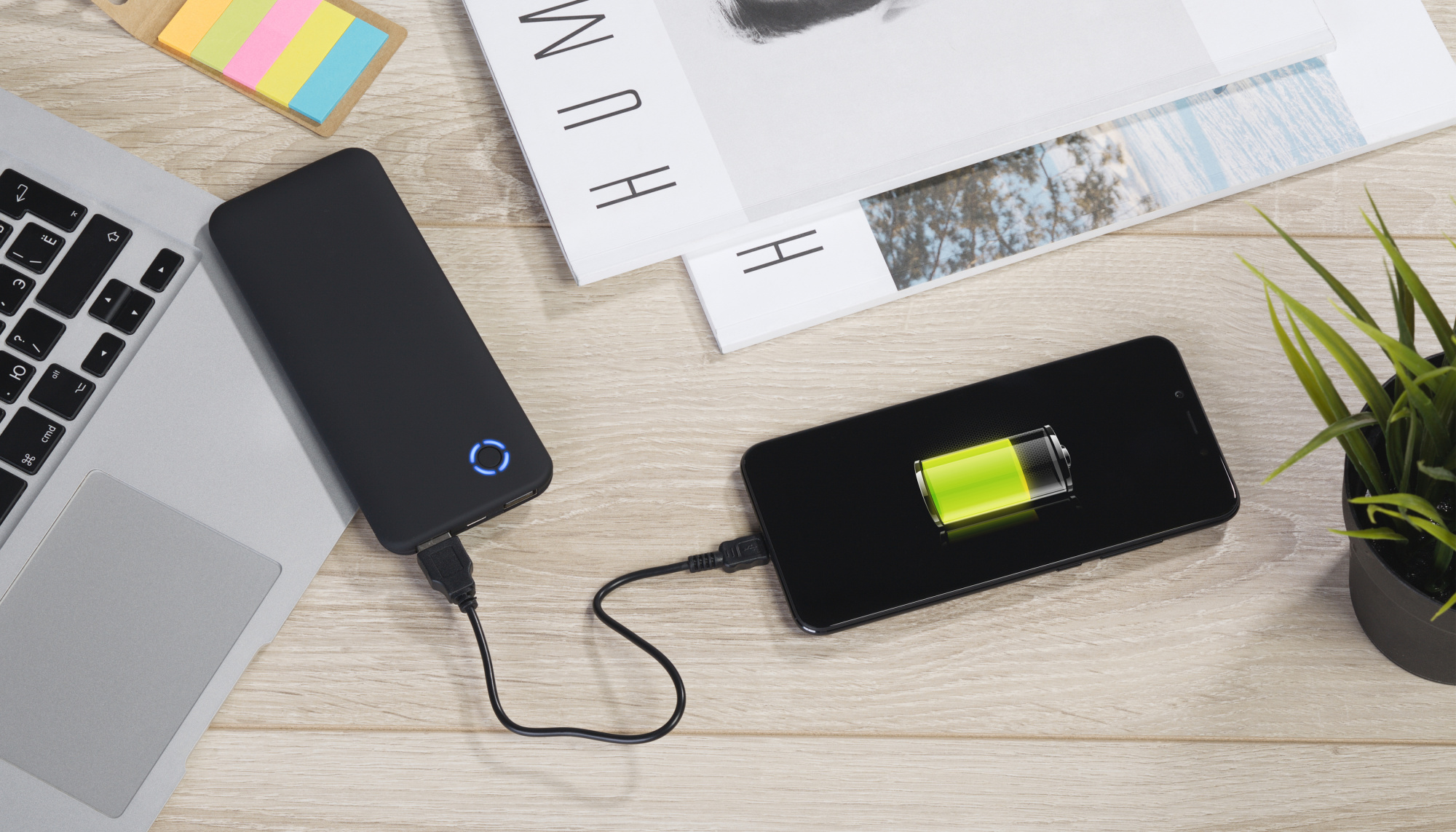 Зарядное устройство "Blade SOFTTOUCH", 5000mAh фото на сайте Print Logo.