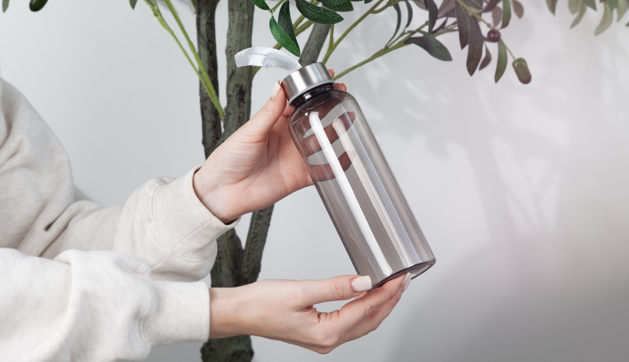 Бутылка для воды "H2O" 500 мл фото на сайте Print Logo.