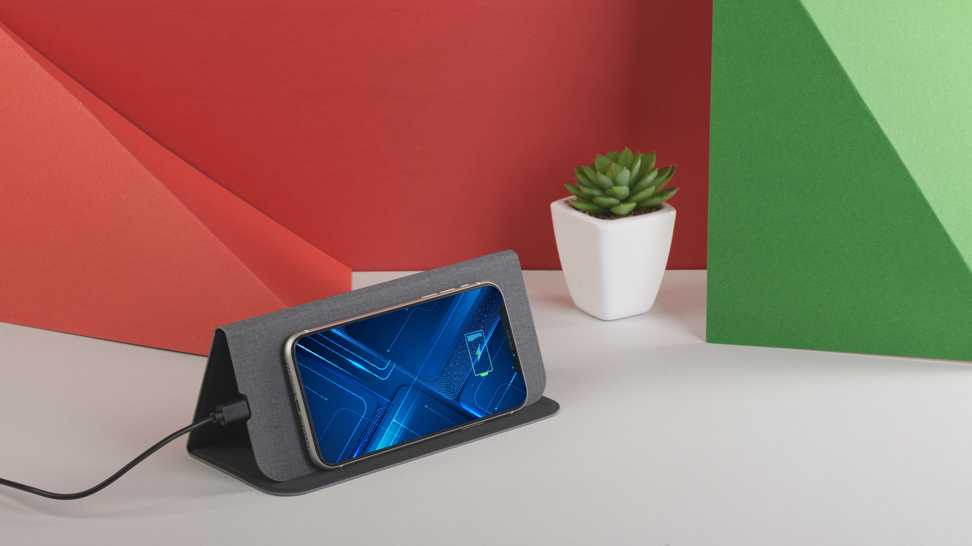 Коврик-трансформер с беспроводным зарядным устройством фото на сайте Print Logo.