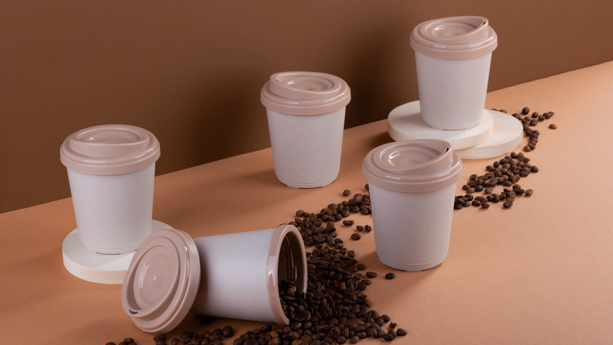 Стакан "Cappuccino" 300 мл — пример нанесения логотипа () | Print Logo