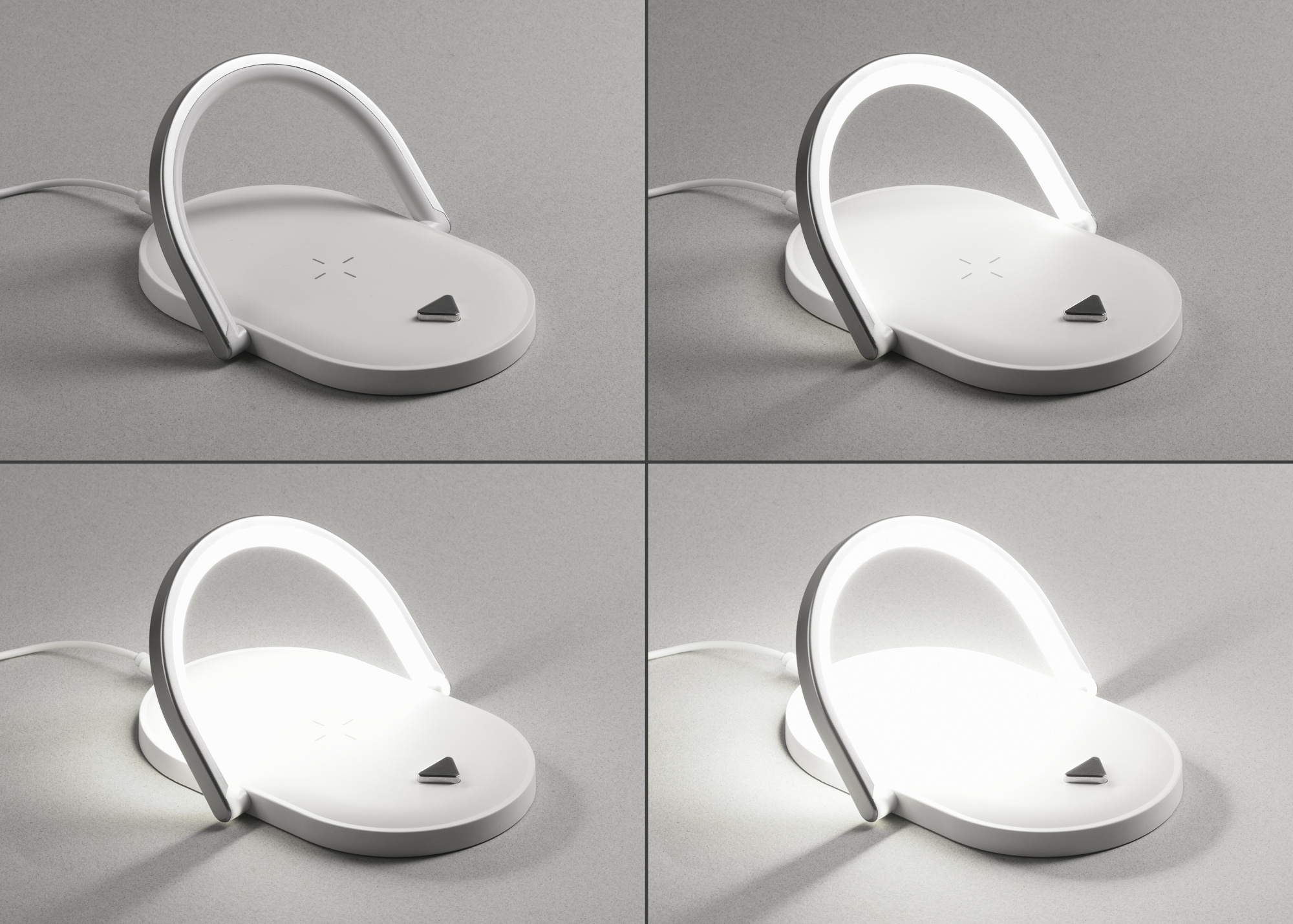 Лампа складная с беспроводным (15W) зарядным устройством "Sky Light" фото на сайте Print Logo.