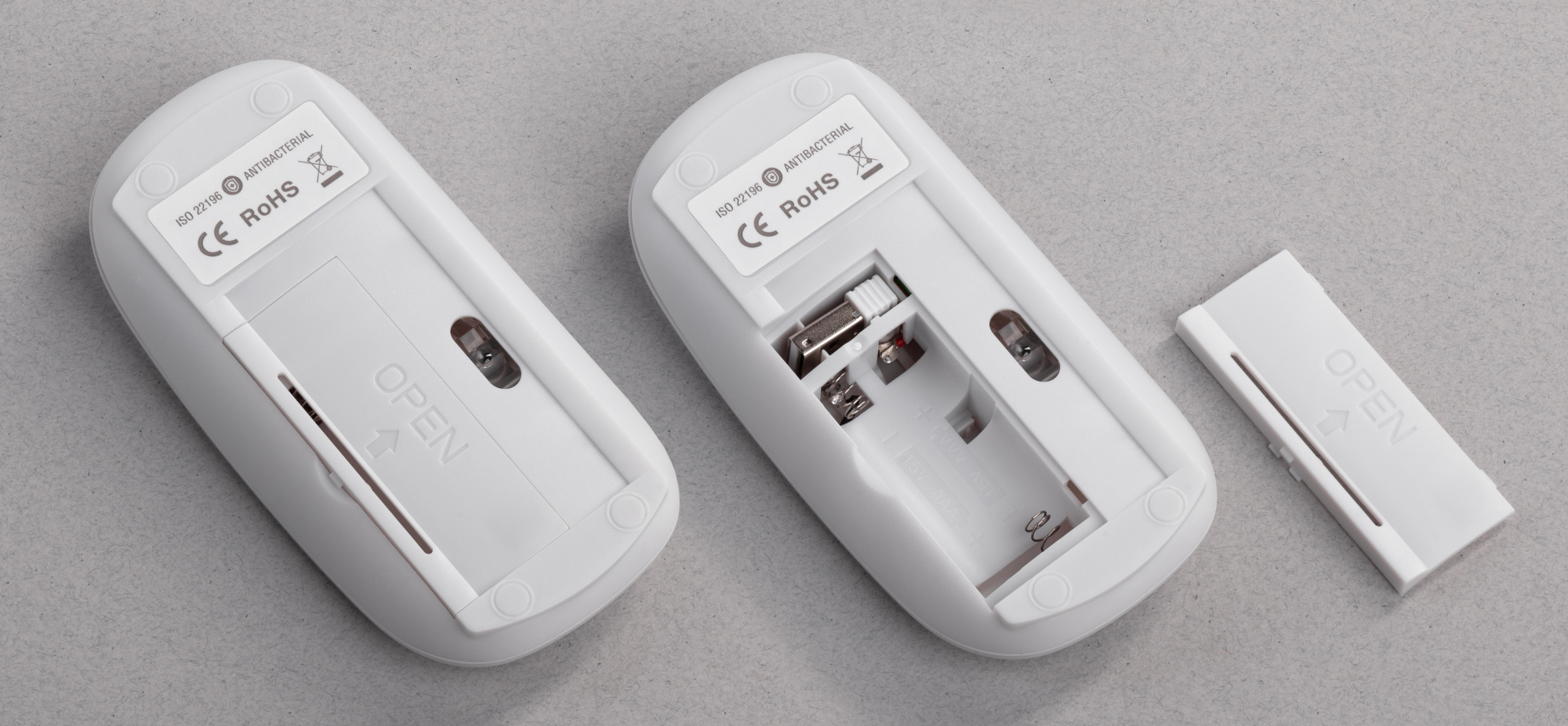 Беспроводная компьютерная мышь "Freerider" с антибактериальной защитой фото на сайте Print Logo.