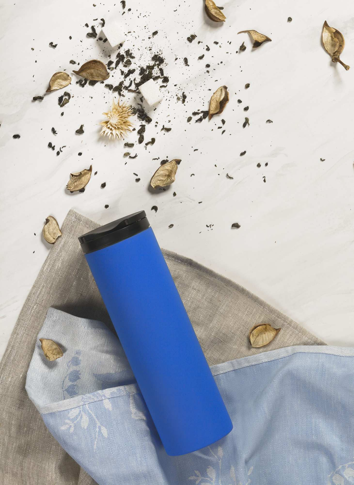 Термостакан "Брайтон" 500 мл, покрытие soft touch — пример нанесения логотипа (SOFTOUCH) | Print Logo