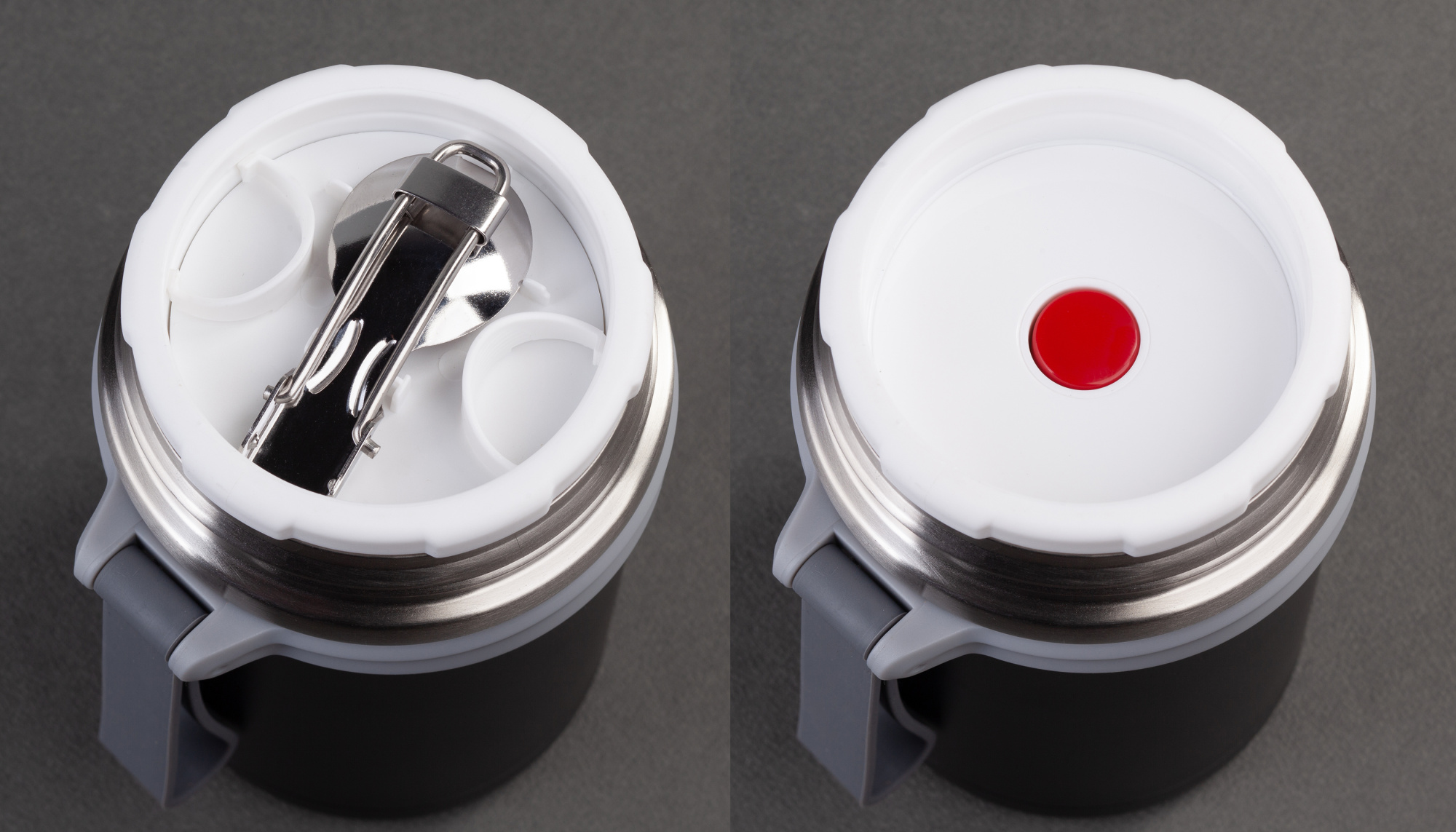 Термос для еды "Take away" 600 мл, покрытие пудра фото на сайте Print Logo.