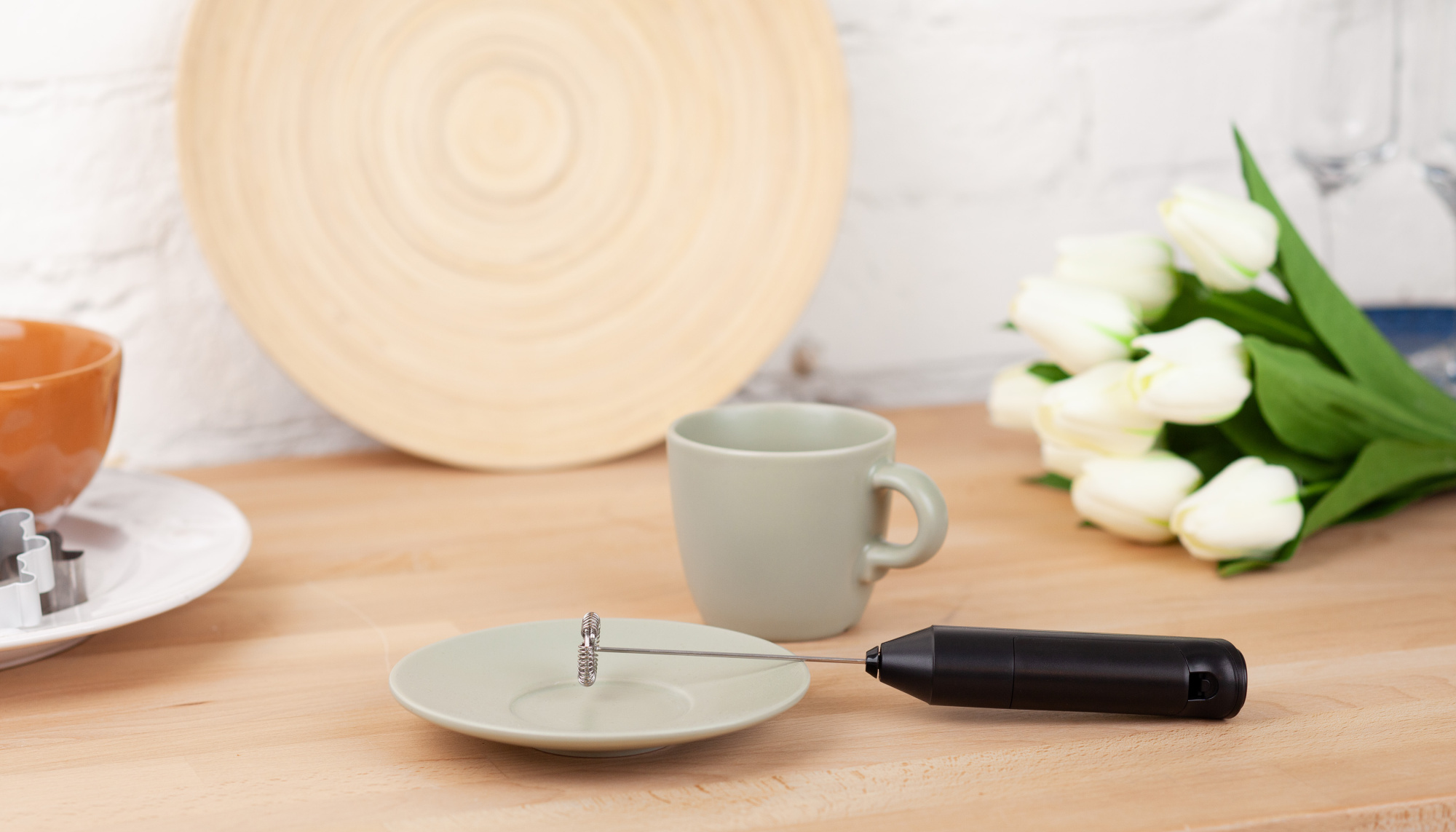 Капучинатор электрический "Модерн" — пример нанесения логотипа () | Print Logo