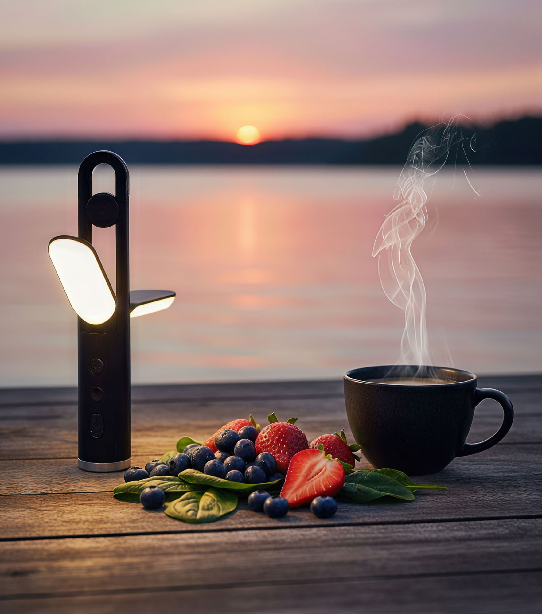 Фонарь-лампа "Torch" туристический фото на сайте  Print Logo.